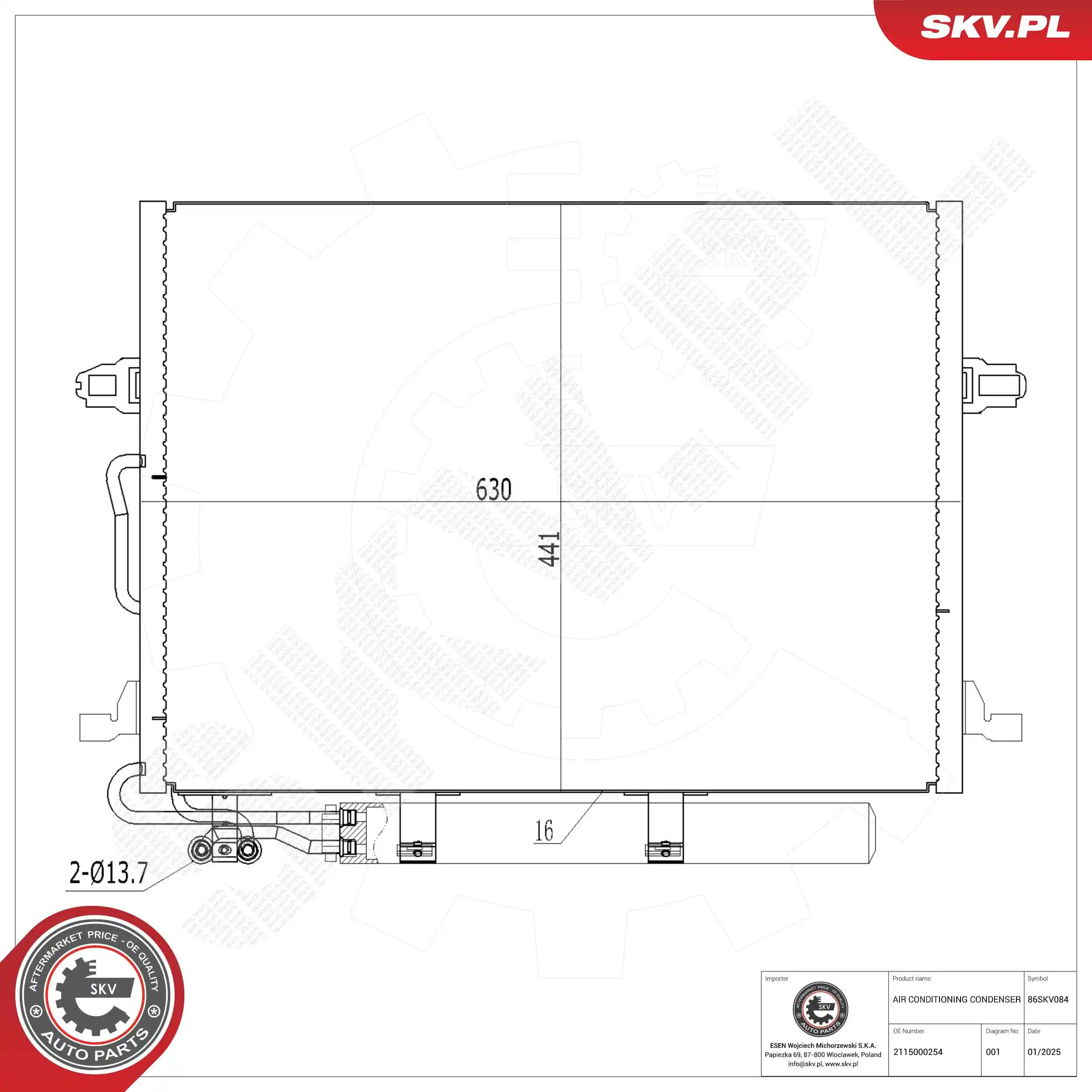 Condenser, air conditioning